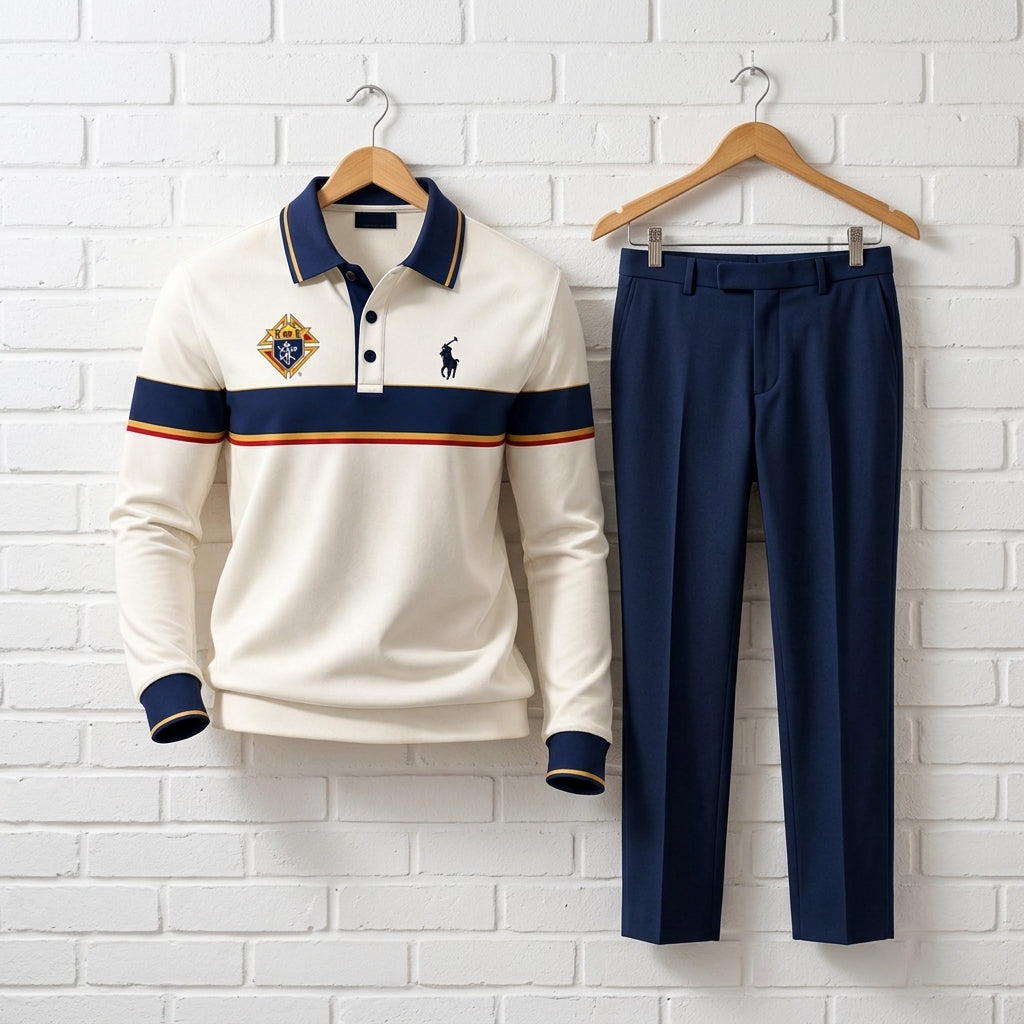 Premium Long Polo & Pants Set TLQ DBD KOC 2610265