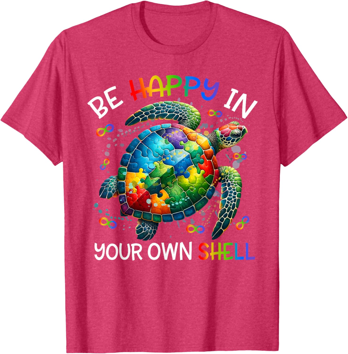 Puzzle Turtle Be Happy In Your Own Shell Autism Awareness