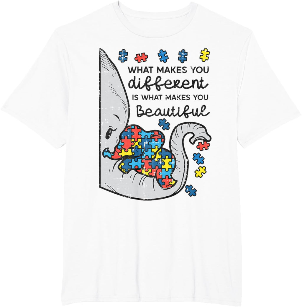 What Makes You Different Beautiful Elephant Autism Awareness