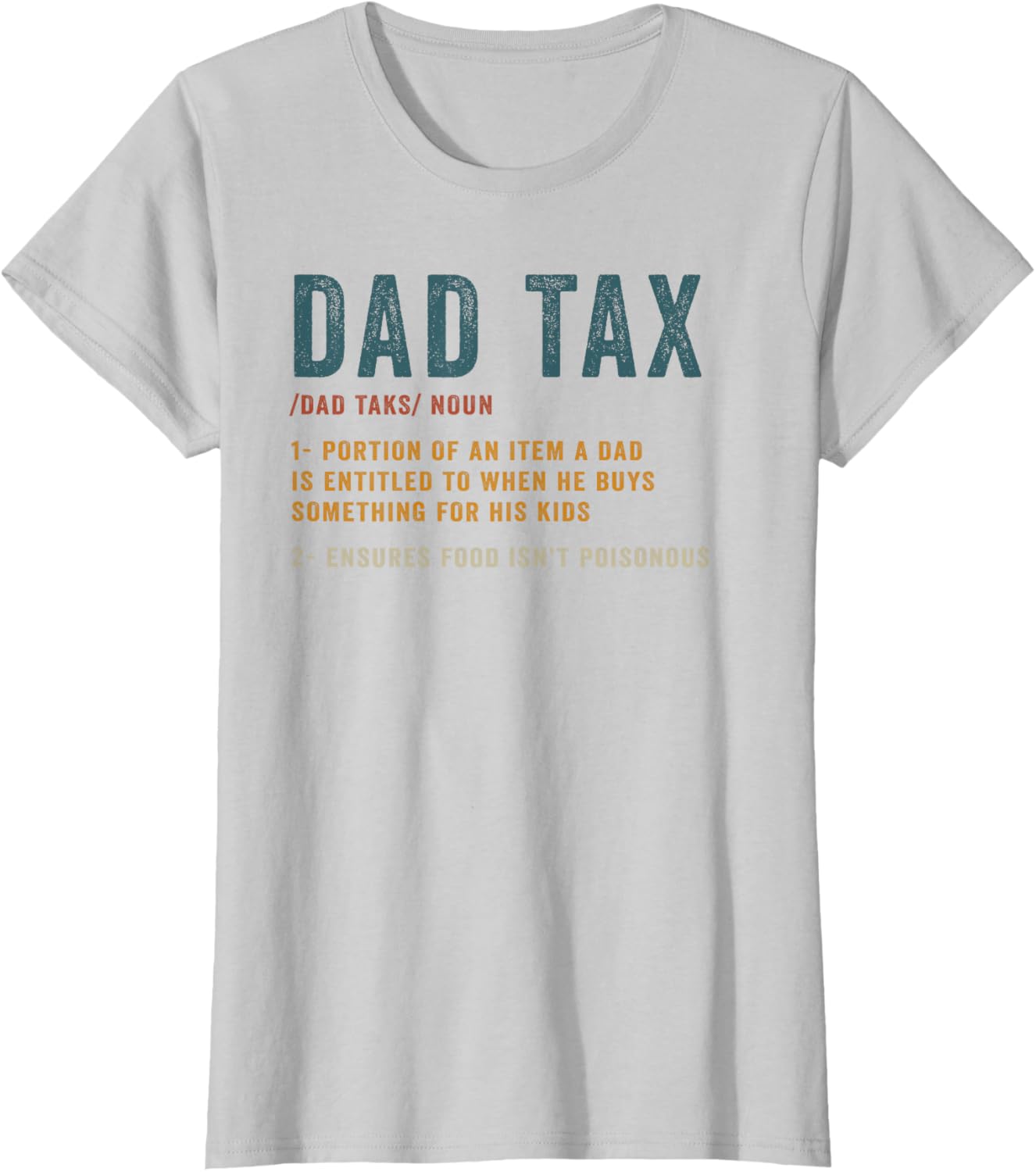 Vintage Dad Tax Definition Men Funny Father's Day
