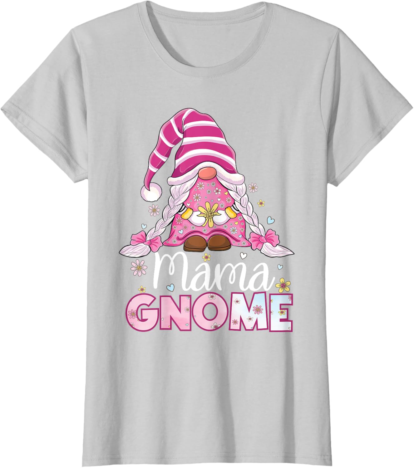 Flower For Mom Gnomies Cute Gnome Mom Happy Mother's Day