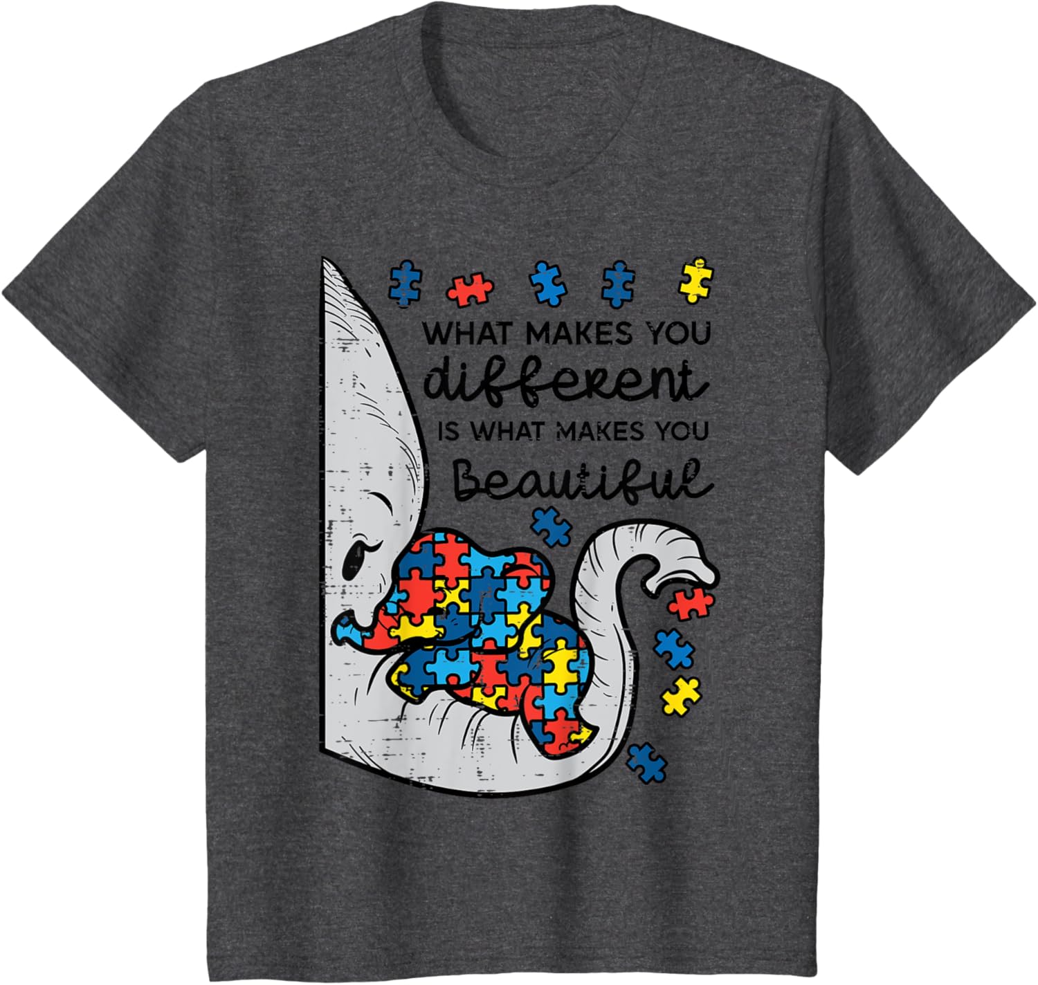 What Makes You Different Beautiful Elephant Autism Awareness