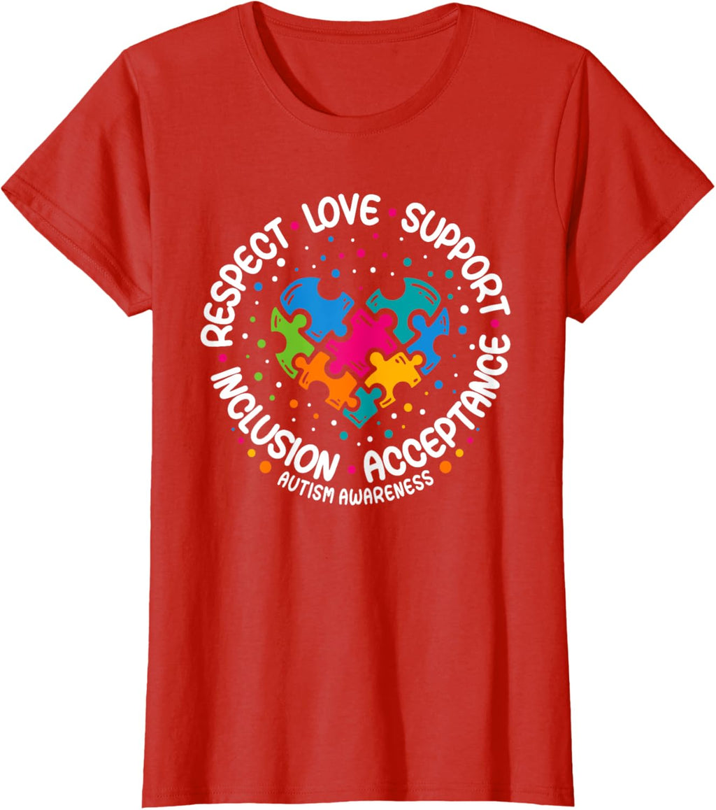 Autism Awareness Respect Love Support Blue Autism