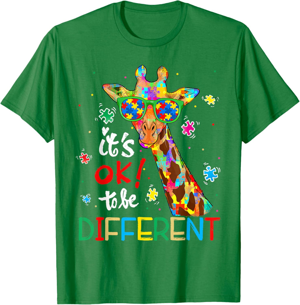 Autism Awareness Acceptance Women Kid Its Ok To Be Different