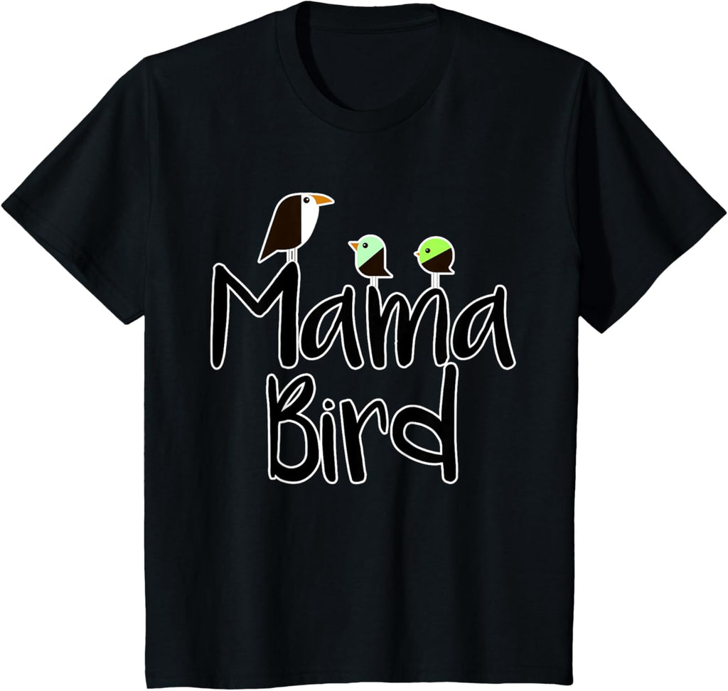 Mother's Day Mama Bird T-shirt Mom Tee