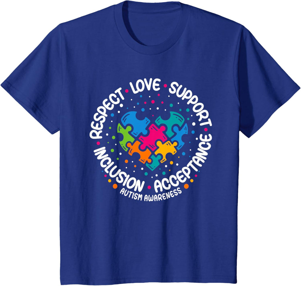 Autism Awareness Respect Love Support Blue Autism