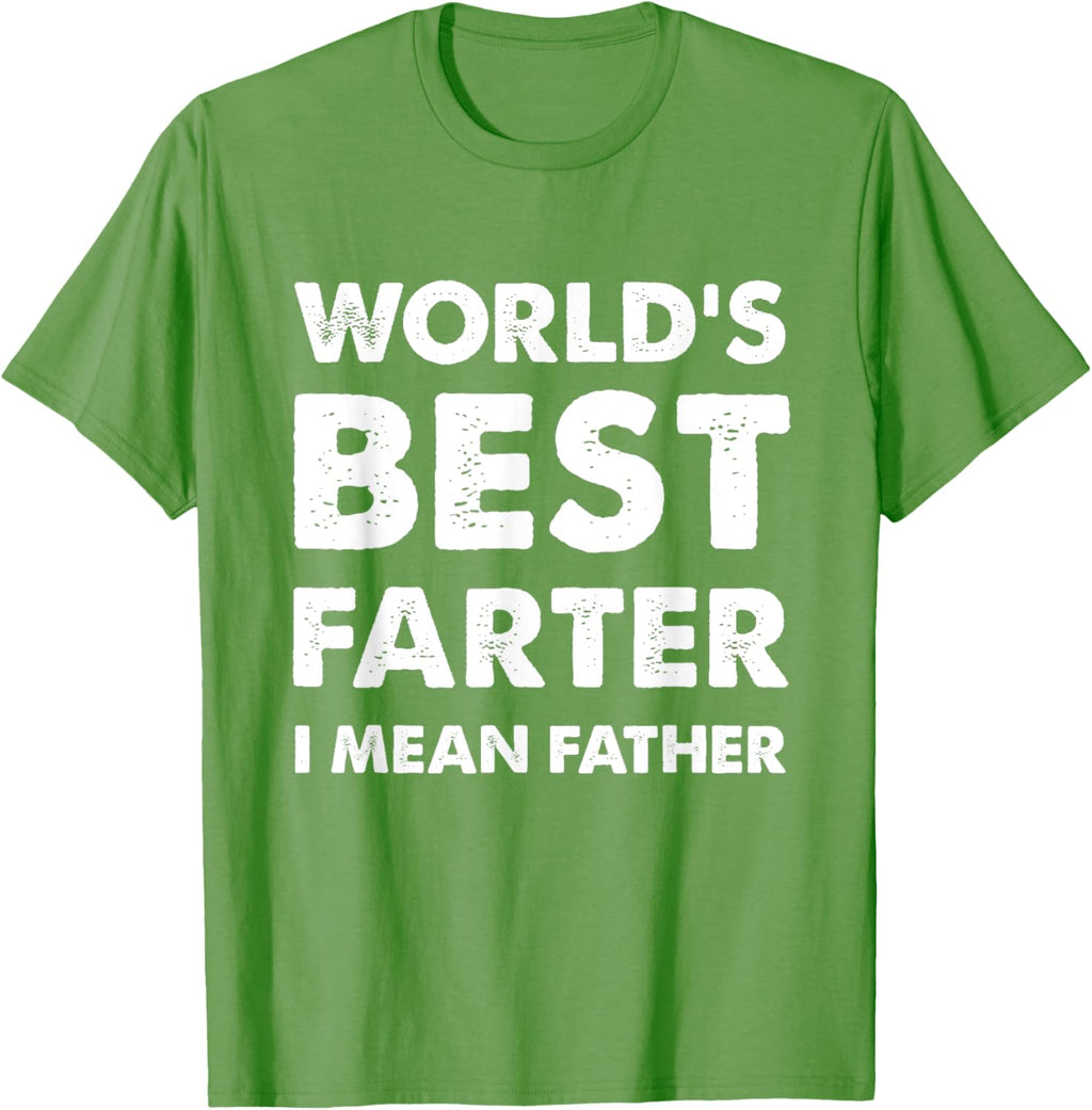 Father's Day Retro Dad World's Best Farter I Mean Father