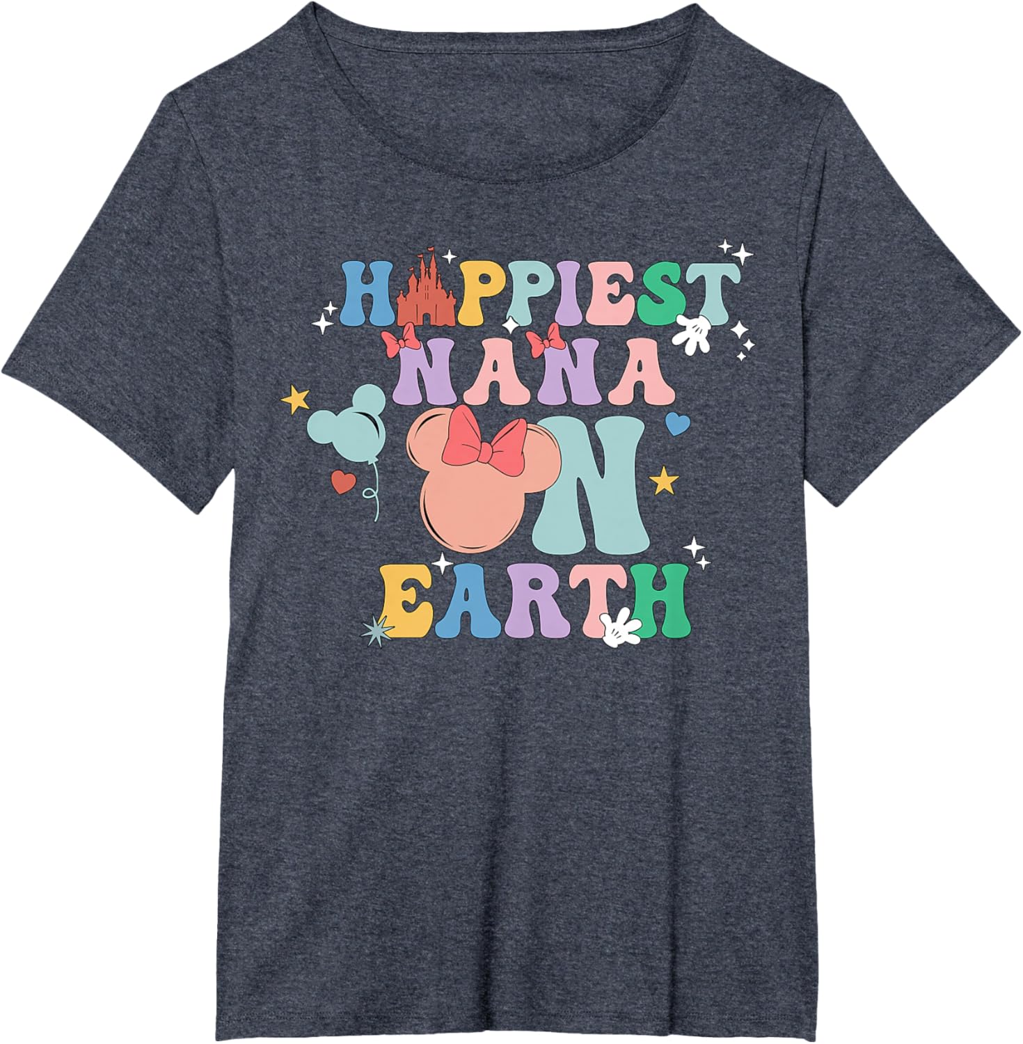 Happiest Nana On Earth Groovy Mom Mother's Day Mother Shirt