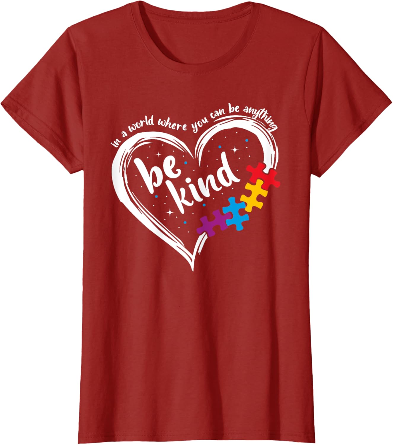 Autism Be Kind Women Blue Be Kind Autism Awareness