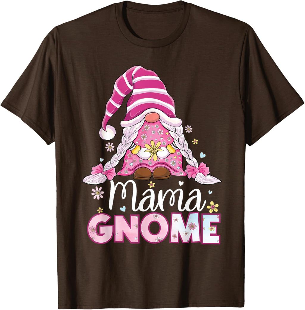 Flower For Mom Gnomies Cute Gnome Mom Happy Mother's Day