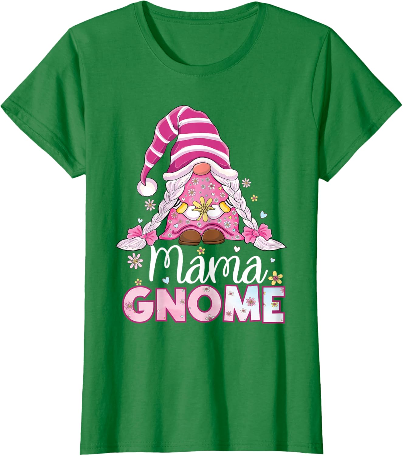 Flower For Mom Gnomies Cute Gnome Mom Happy Mother's Day