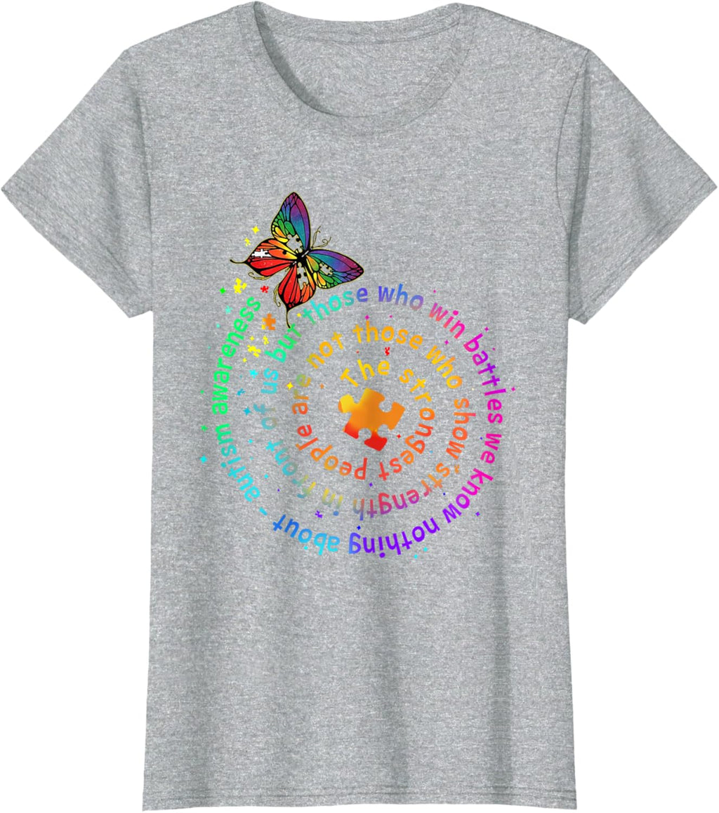 The Strongest People Butterfly Autism Awareness