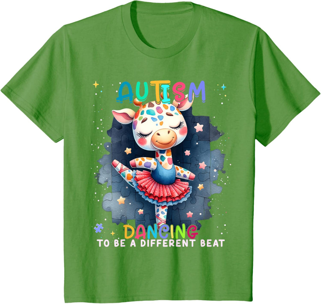 Autism Awareness Cute Unicorn Dancing To A Different Beat