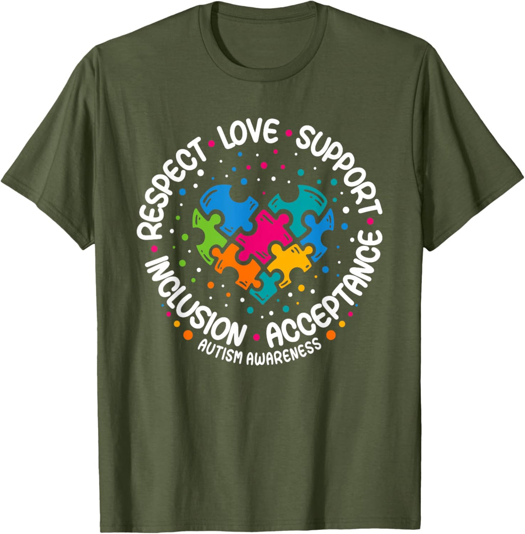 Autism Awareness Respect Love Support Blue Autism