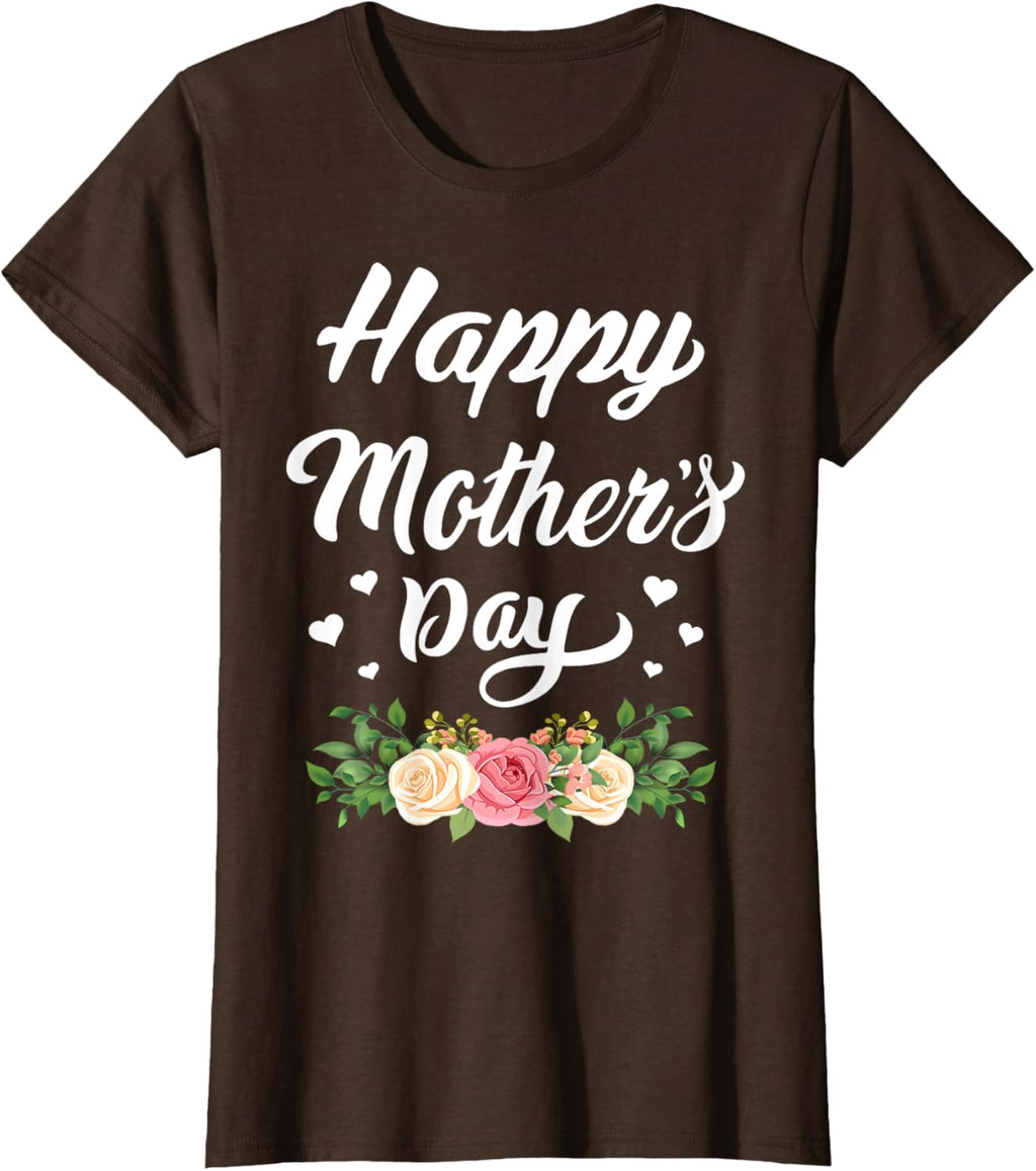 Happy Mother's Day 2024 Tshirt for Women Mom Grandma Mother Shirt