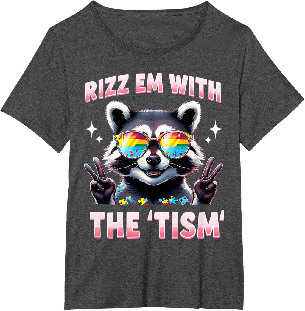 Autism Funny Rizz Em With The Tism Meme Autistic Racoon