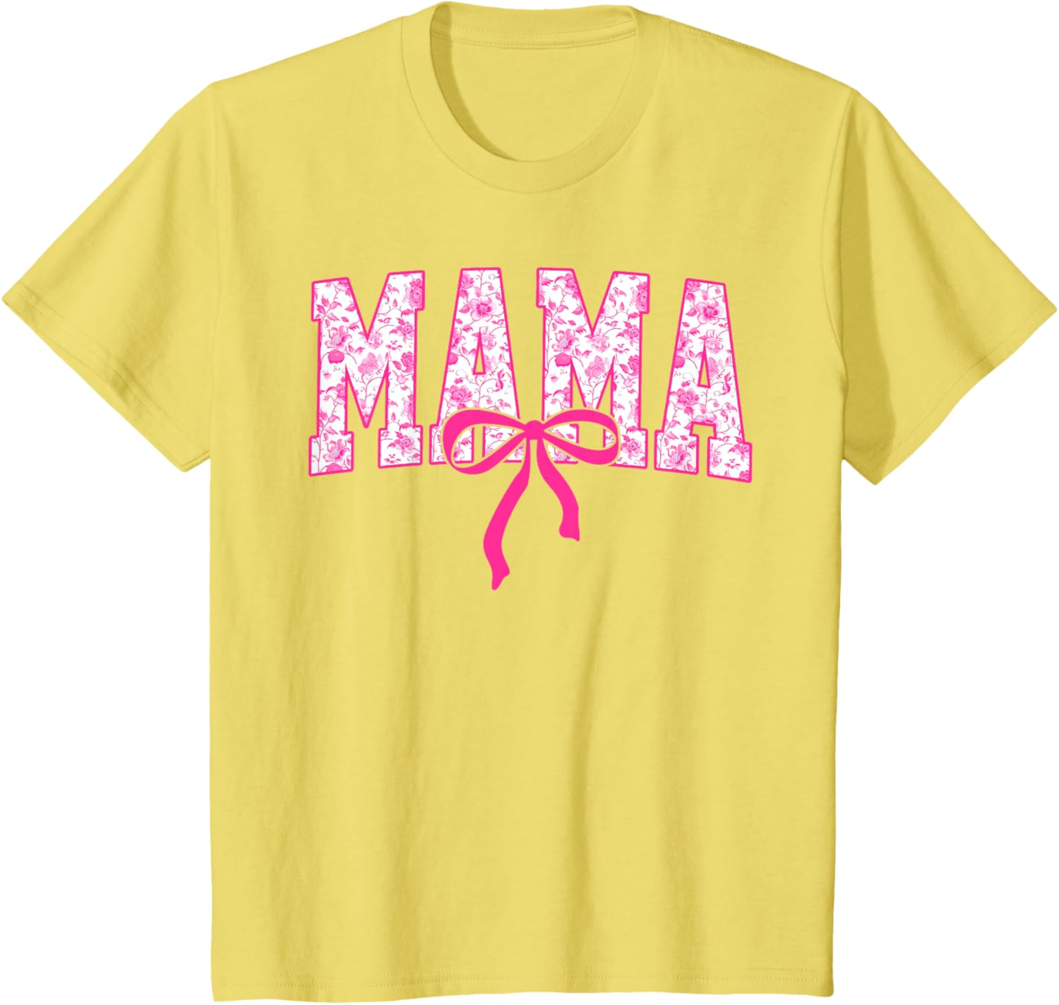 Coquette Pink Chinoiserie Mama Floral Bow Mom Mothers Day