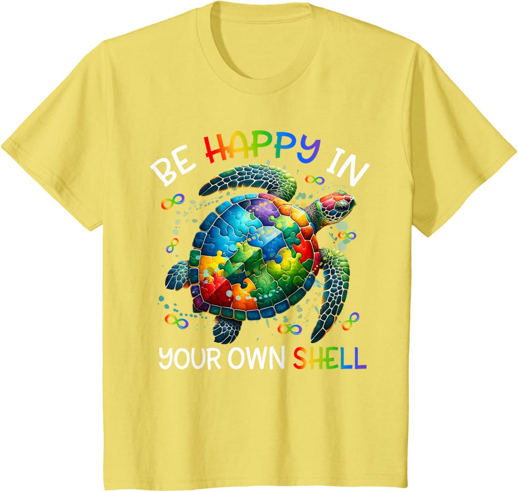 Puzzle Turtle Be Happy In Your Own Shell Autism Awareness