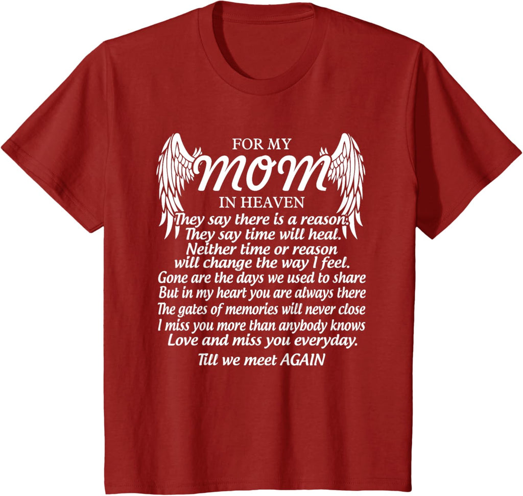 For My Mom In Heaven Love My Mom So Much Missing Mother Day