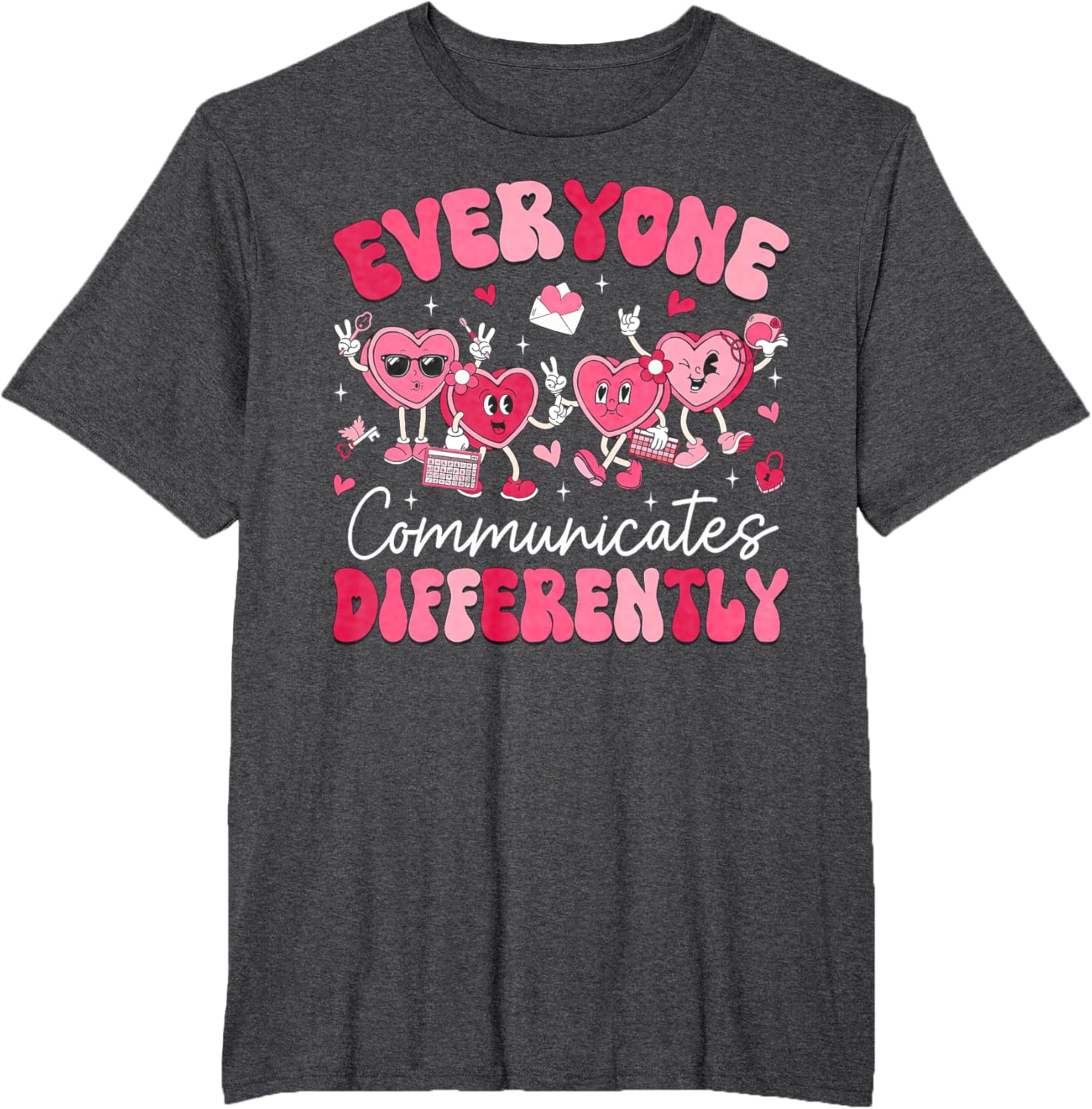 Everyone Communicates Differently Autism Valentines Day