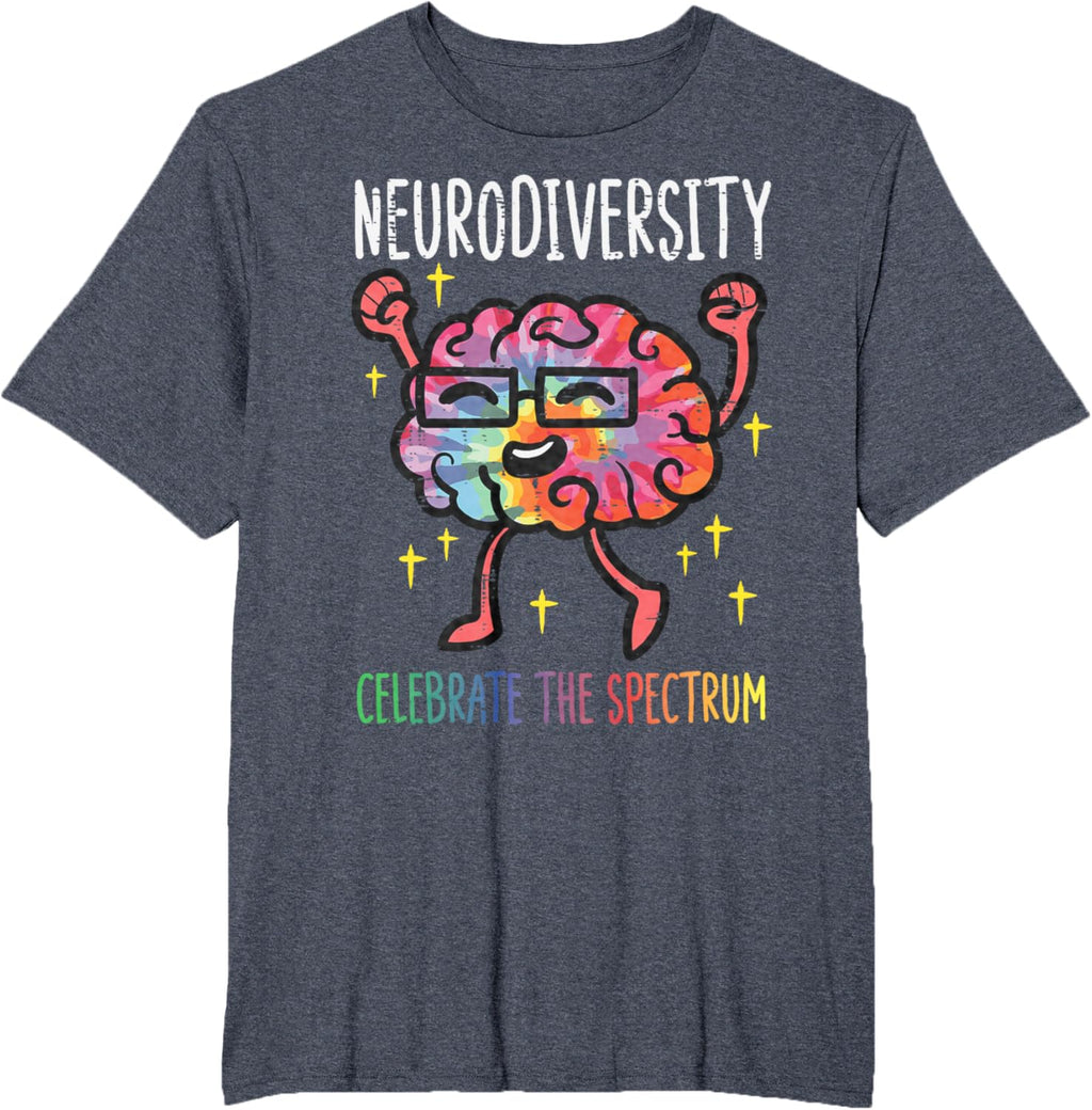 Neurodiversity Brain Autism Awareness ASD ADHD Men Women Kid